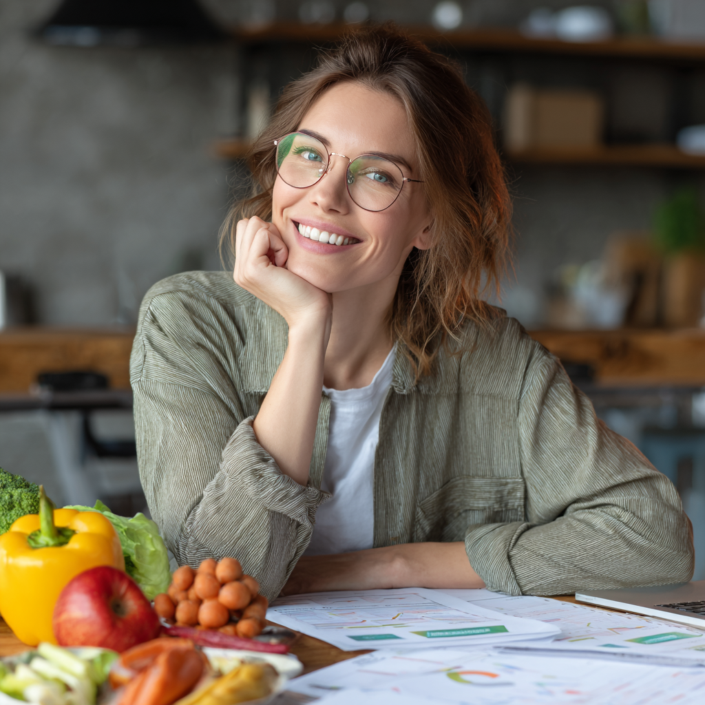 Diverse Romanian adults of different ages planning healthy meals together, focused and engaged in nutrition planning